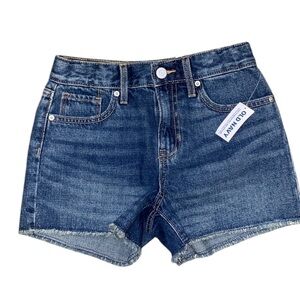 NWT Old Navy Kids Denim Shorts • Blue • Size 14 • Adjustable Waist